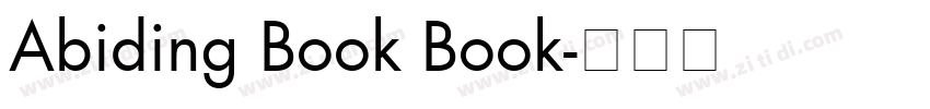Abiding Book Book字体转换